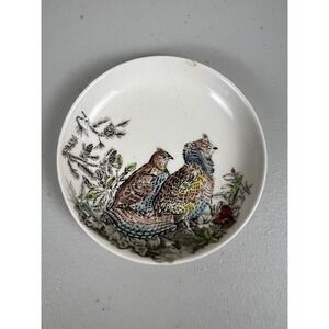 Johnson Bros England Game Birds Ironstone Butter Pat Coaster Small 4 Inch Plate